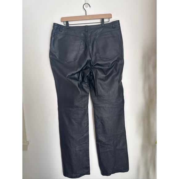 Metrostyle VINTAGE Genuine 100% Leather Fully Lined Pants Size 16T - Picture 3 of 7